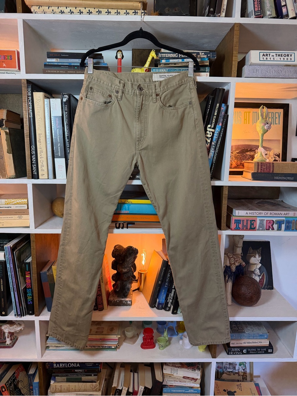 Kapital Classic Khaki Straight-Leg Pants